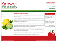 Tablet Screenshot of amwellfruit.co.uk